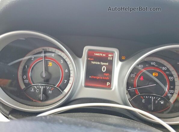 3C4PDDBG2JT301247 2018 DODGE JOURNEY Black Instrument cluster view