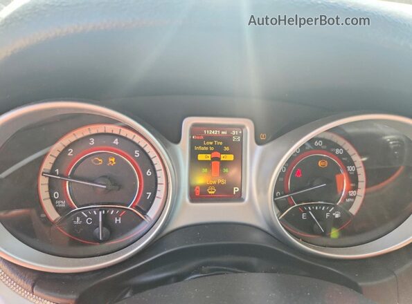3C4PDDBG3HT512435 2017 DODGE JOURNEY Silver ხელსაწყოთა პანელის ხედი