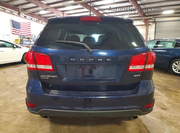3C4PDDBG4HT512962 2017 DODGE JOURNEY Blue Вид ззаду