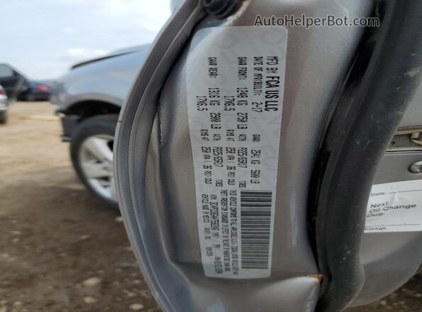 3C4PDDBG4HT592246 2017 DODGE JOURNEY Silver ძრავის განყოფილების ხედი