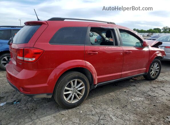 3C4PDDBG6GT125098 2016 DODGE JOURNEY Red Rear right