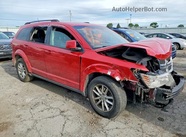 3C4PDDBG6GT125098 2016 DODGE JOURNEY Red Front right