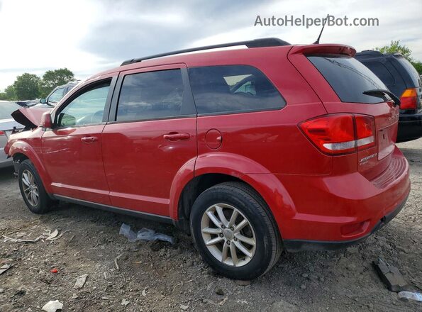 3C4PDDBG6GT125098 2016 DODGE JOURNEY Red Rear left