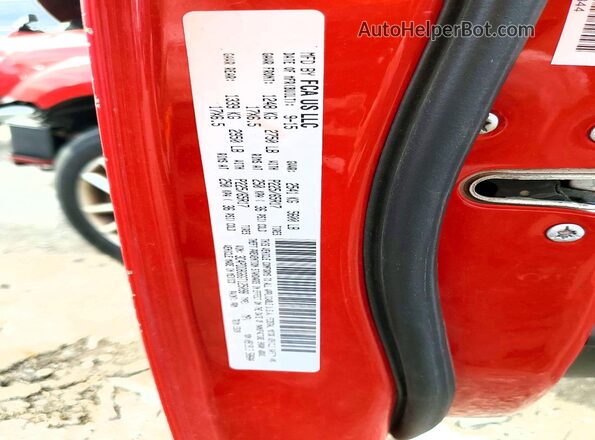 3C4PDDBG6GT125098 2016 DODGE JOURNEY Red 360 interior view