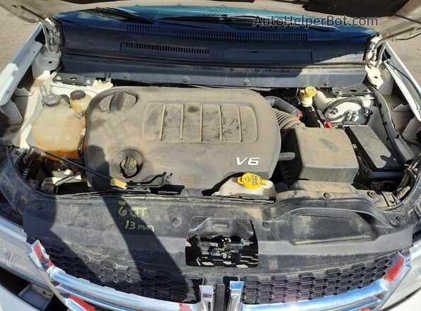 3C4PDDBG6HT515166 2017 DODGE JOURNEY White ძრავის განყოფილების ხედი
