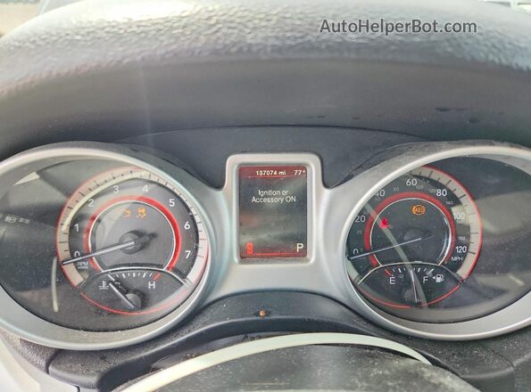 3C4PDDBG8JT220057 2018 DODGE JOURNEY Black Вид щитка приладів