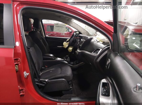 3C4PDDBG9GT200666 2016 DODGE JOURNEY Red Widok wnętrza z przodu