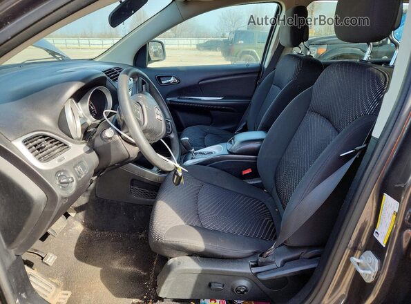 3C4PDDBG9GT217113 2016 DODGE JOURNEY Gray Front interior view