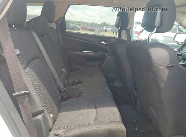 3C4PDDBGXHT567562 2017 DODGE JOURNEY White უკანა სალონის ხედი