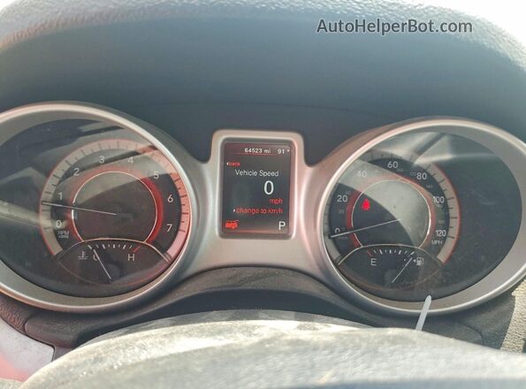 3C4PDDBGXHT567562 2017 DODGE JOURNEY White ხელსაწყოთა პანელის ხედი