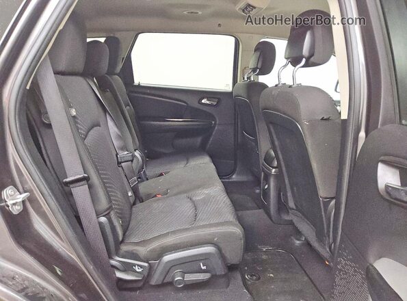 3C4PDDBGXHT575080 2017 DODGE JOURNEY Gray უკანა სალონის ხედი