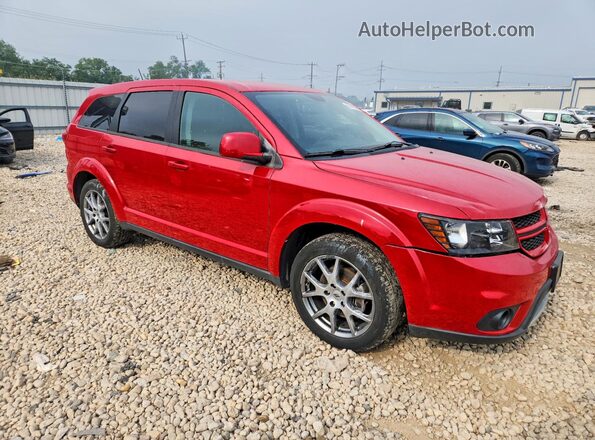 3C4PDDEG0JT278451 2018 DODGE JOURNEY Red Front right