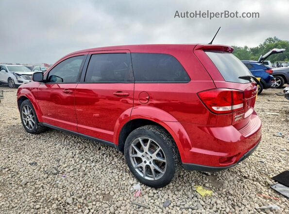 3C4PDDEG0JT278451 2018 DODGE JOURNEY Red Rear left