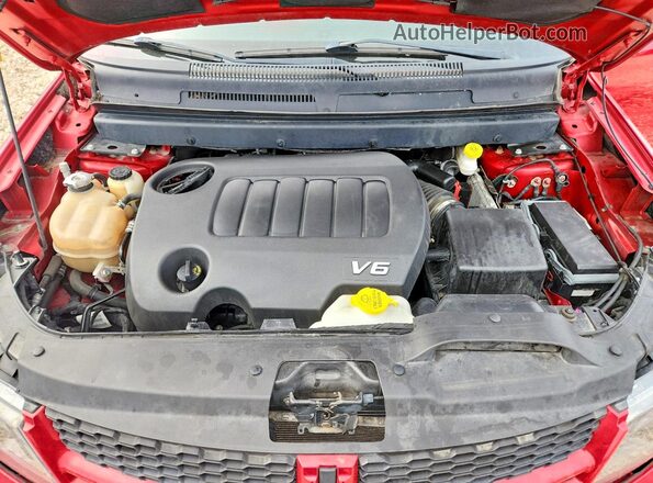 3C4PDDEG0JT278451 2018 DODGE JOURNEY Red Engine compartment view