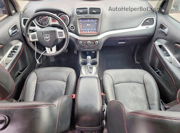 3C4PDDEG0JT278451 2018 DODGE JOURNEY Red Dashboard view