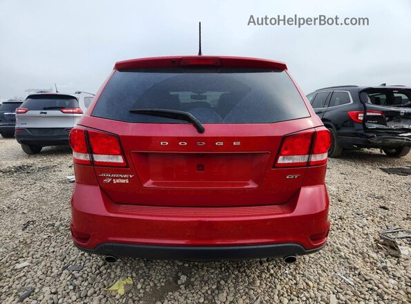 3C4PDDEG0JT278451 2018 DODGE JOURNEY Red Rear view