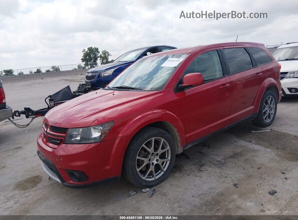 3C4PDDEG1GT135856 2016 DODGE JOURNEY Red Առջևի ձախ երեք քառորդ տեսարան