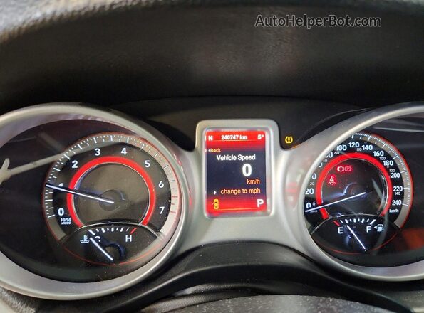3C4PDDEG1GT168727 2016 DODGE JOURNEY Black Սարքավորումների վահանակի տեսք