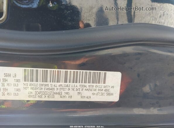3C4PDDEG1GT244463 2016 DODGE JOURNEY Black Շարժիչի բաժամունքի տեսք