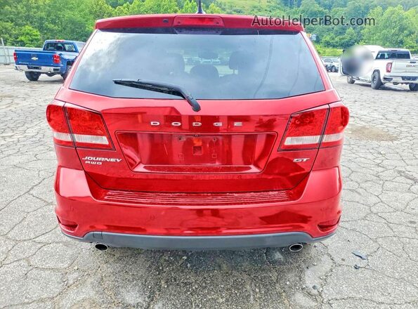 3C4PDDEG1HT505317 2017 DODGE JOURNEY Red Widok z tyłu
