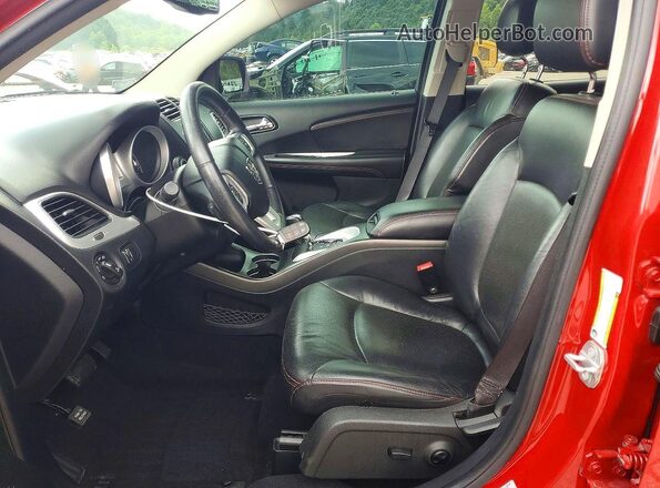 3C4PDDEG1HT505317 2017 DODGE JOURNEY Red Widok wnętrza z przodu