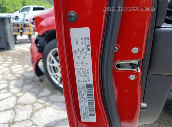 3C4PDDEG1HT505317 2017 DODGE JOURNEY Red Widok naklejki z numerem VIN