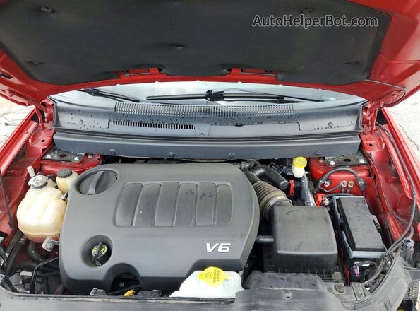3C4PDDEG1HT505317 2017 DODGE JOURNEY Red Widok komory silnika