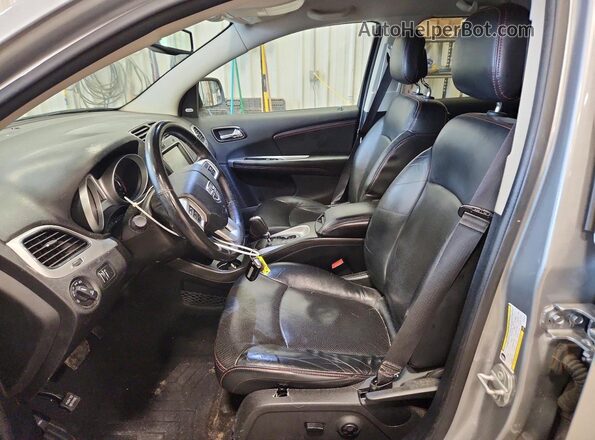3C4PDDEG1HT505415 2017 DODGE JOURNEY Gray Вид салону спереду
