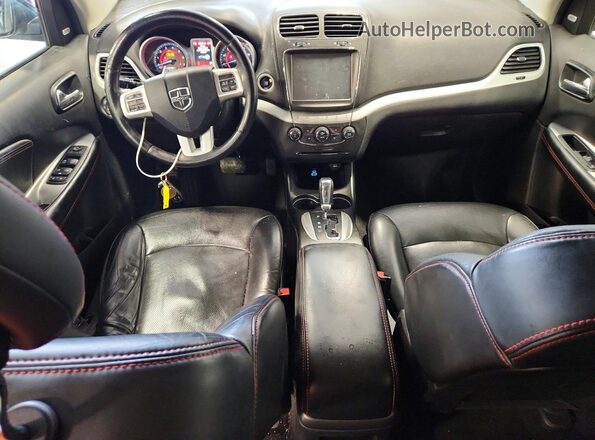 3C4PDDEG1HT505415 2017 DODGE JOURNEY Gray Вид панелі приладів