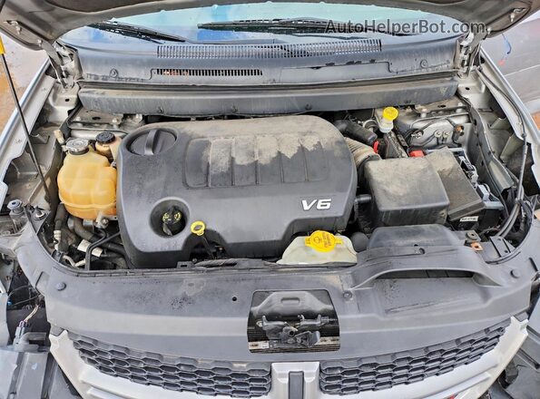 3C4PDDEG1JT390109 2018 DODGE JOURNEY Gray Vista del compartimento del motor