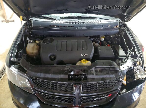 3C4PDDEG2JT499579 2018 DODGE JOURNEY Black Вид підкапотного простору