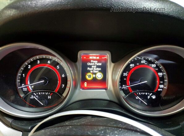 3C4PDDEG2JT499579 2018 DODGE JOURNEY Black Вид щитка приладів