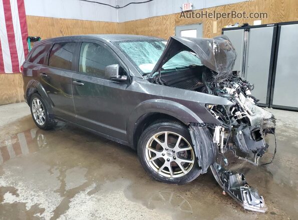 3C4PDDEG3JT389849 2018 DODGE JOURNEY Серый Передняя правая четверть