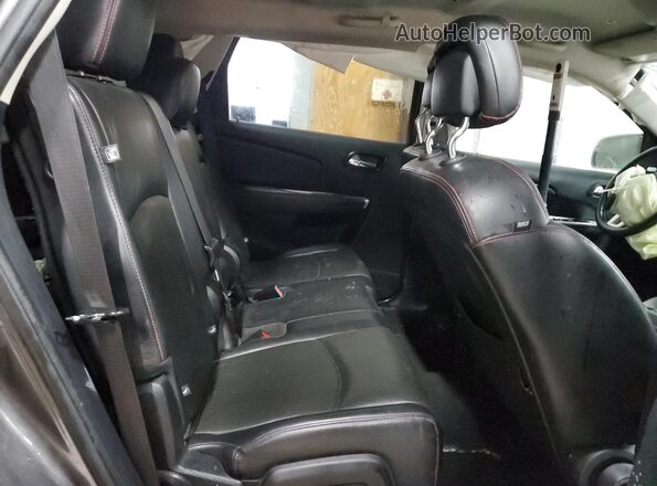 3C4PDDEG3JT389849 2018 DODGE JOURNEY Серый Вид задней части салона