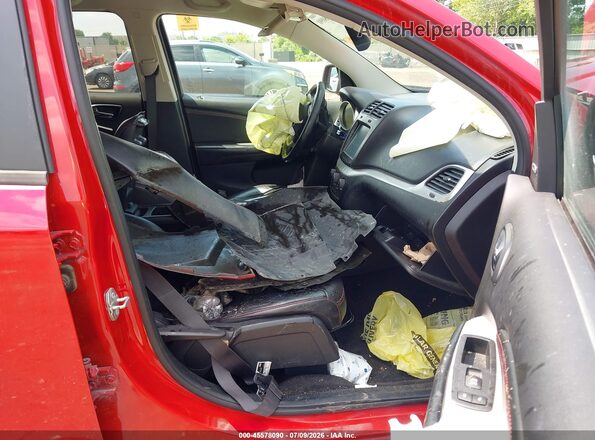 3C4PDDEG4HT564961 2017 DODGE JOURNEY Red Widok wnętrza z przodu