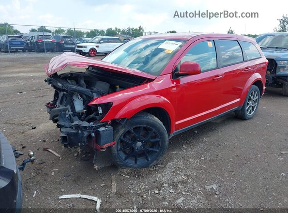 3C4PDDEG4HT564961 2017 DODGE JOURNEY Red Przód lewy
