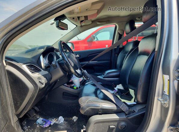 3C4PDDEG4HT567617 2017 DODGE JOURNEY Silver წინა სალონის ხედი