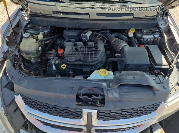 3C4PDDEG4HT567617 2017 DODGE JOURNEY Silver ძრავის განყოფილების ხედი