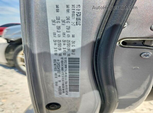 3C4PDDEG4HT567617 2017 DODGE JOURNEY Silver VIN კოდის სტიკერის ხედი