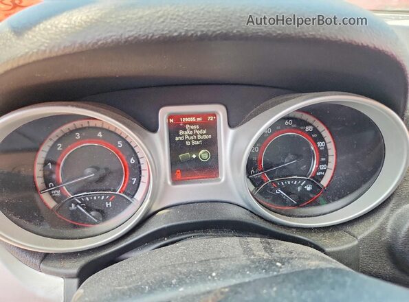 3C4PDDEG4HT567617 2017 DODGE JOURNEY Silver ხელსაწყოთა პანელის ხედი