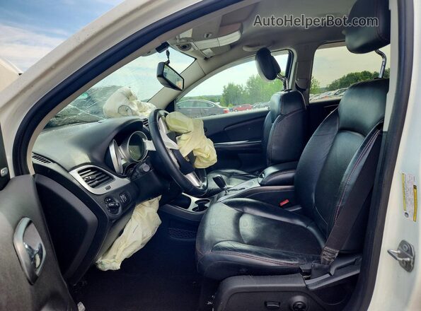 3C4PDDEG5HT588282 2017 DODGE JOURNEY White Widok wnętrza z przodu