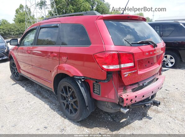 3C4PDDEG6JT277756 2018 DODGE JOURNEY Red Tył lewy
