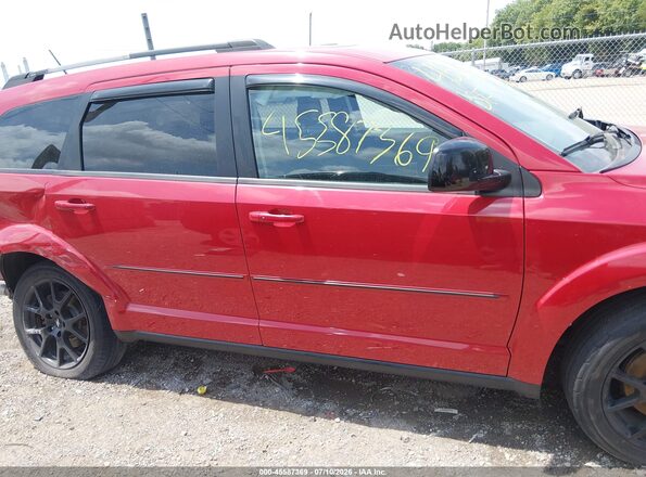 3C4PDDEG6JT277756 2018 DODGE JOURNEY Red Widok wnętrza 360 stopni