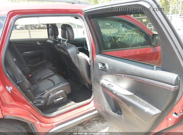3C4PDDEG6JT277756 2018 DODGE JOURNEY Red Widok naklejki z numerem VIN