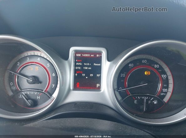 3C4PDDEG8HT623736 2017 DODGE JOURNEY Черный Вид задних сидений