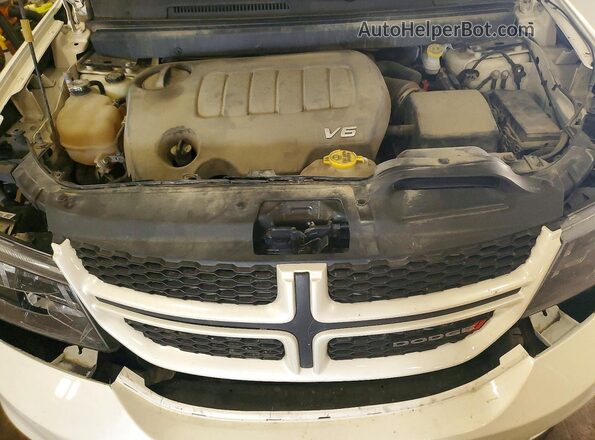 3C4PDDEG8JT353431 2018 DODGE JOURNEY White Vista interior trasera