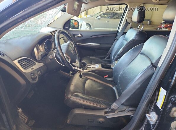 3C4PDDEG9HT567418 2017 DODGE JOURNEY Черный Вид салона спереди