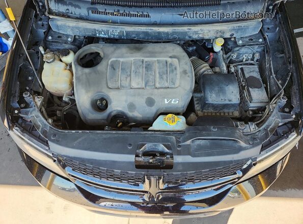 3C4PDDEG9HT567418 2017 DODGE JOURNEY Черный Вид подкапотного пространства
