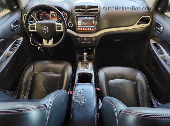 3C4PDDEG9HT567418 2017 DODGE JOURNEY Черный Вид панели приборов