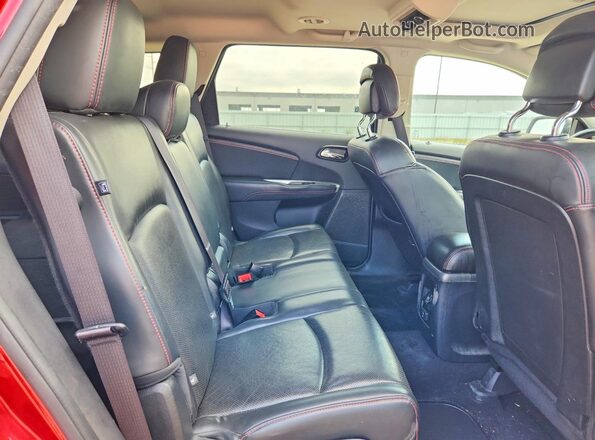 3C4PDDEG9HT595977 2017 DODGE JOURNEY Red Vista interior trasera
